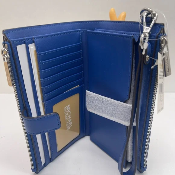 MICHAEL KORS Jet Set Lg Ombré Signature Logo Double Zip Wristlet Wallet
GALAXY - Picture 3 of 16